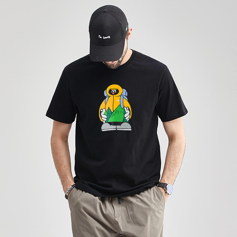 TheNorthFace北面短袖T恤男女款25夏季新款户外舒适透气纯棉印花