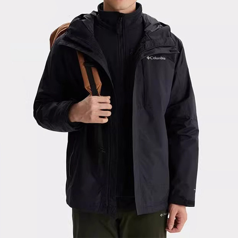 哥伦比亚冲锋衣抓绒内胆三合一