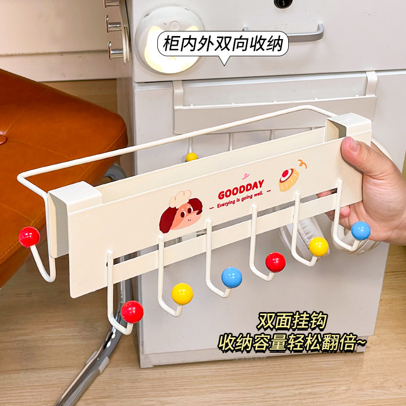 主机柜挂钩宿舍门后挂衣架免打孔图片