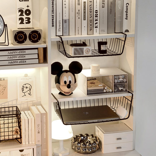 宿舍桌面下挂篮收纳好物大学生