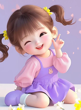 高清可爱天使贴纸自粘