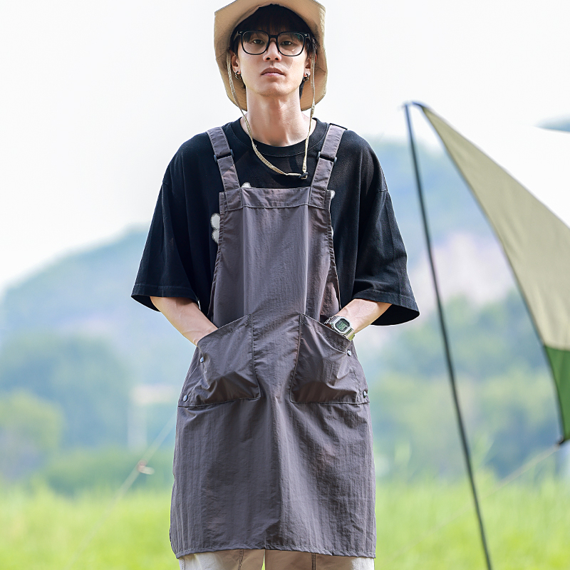 防泼水围裙餐饮专用厨房奶茶