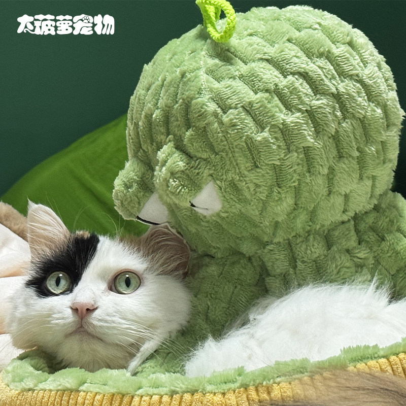 大菠萝宠物 猫薄荷响纸章鱼毛线沙盒发声自嗨解压怪兽玩偶猫玩具,宠物/宠物食品及用品,磨牙洁齿玩具/绳结玩具,淘宝优惠券,粉丝福利购,淘宝优惠卷