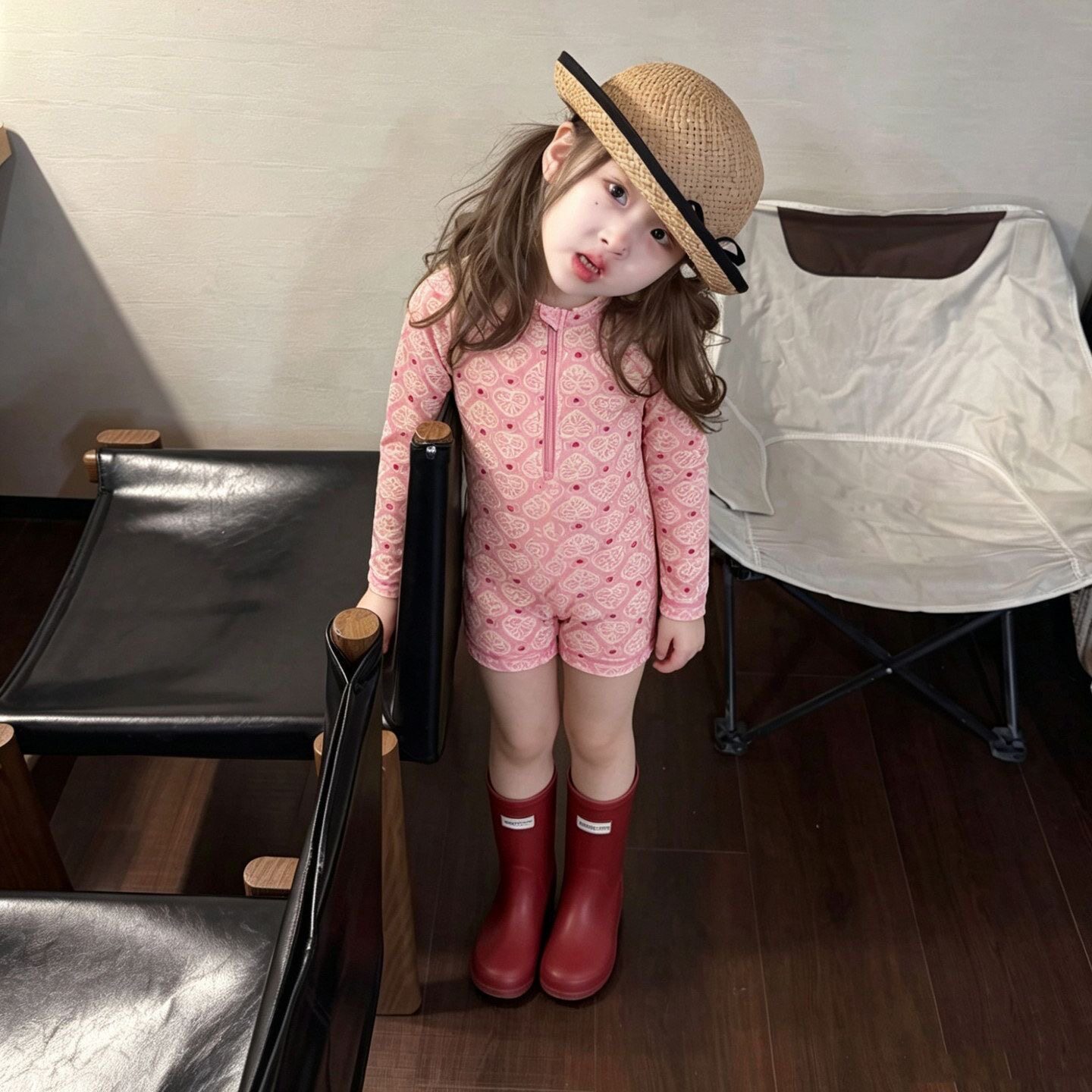 2026夏季长袖防晒女童泳衣新款女宝宝高颜值游泳衣儿童可爱风泳装