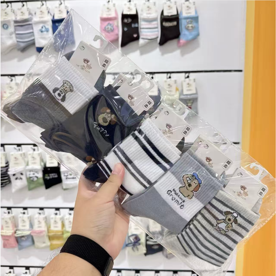 一号童品社 85%棉卡通中筒儿童袜【Q45】