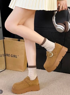 一号童品社 G168复古英伦加绒勃肯鞋【A79】