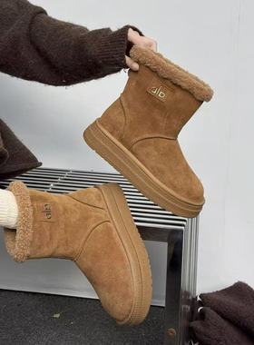 一号童品社 2501冬季新款加厚羊羔绒雪地靴【A46】以实物为主