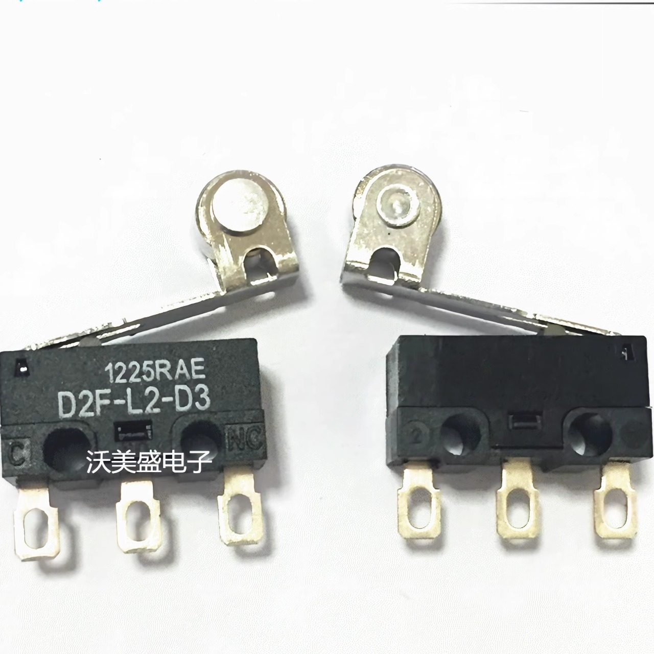 D2F-L2-D3 原装全新欧姆龙OMRON微动开关 滚珠型摆杆 按键