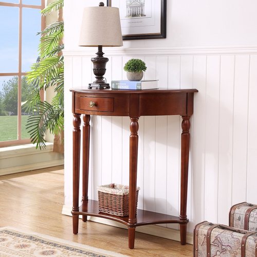 美式实木玄关桌玄关柜带抽屉包邮