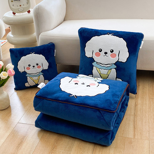 抱枕被子两用加厚绒午休汽车上