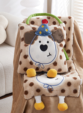 卡通可爱抱枕被子两用二合一办公室午睡空调毯子学生宿舍可爱靠垫