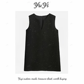 背心小香风无袖 DX.DAXI 慢调生活 气质百搭连衣裙二件套88531