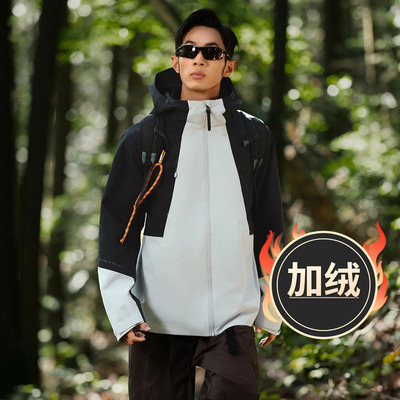 李宁运动风衣加绒保暖