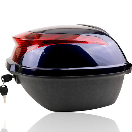 摩托车尾箱后备箱 电动车尾箱 带底板 改良材质 工具箱