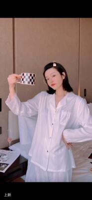 奢拉仿真丝冰雪丝睡衣套装