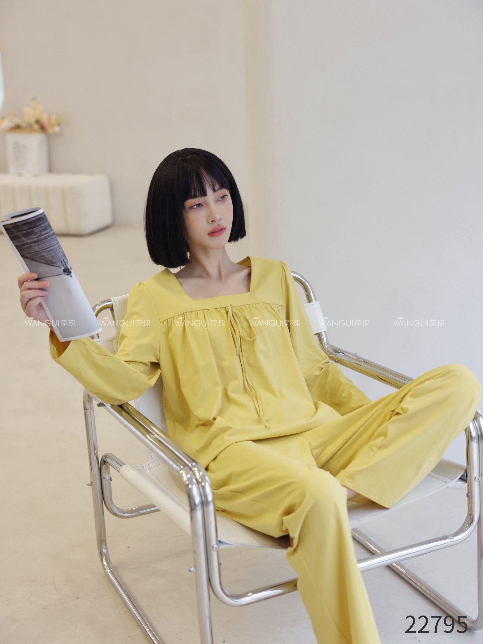 韩版睡衣女春秋纯棉甜美可爱公主宫廷风可外穿家居服套装