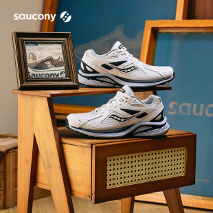 Saucony索康尼男女美式复古跑鞋情侣休闲运动鞋 米黑K4