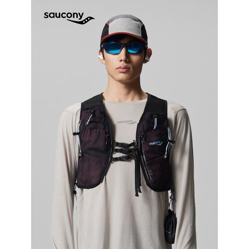 Saucony索康尼男女同款训练运动户外多功能弹力越野马甲