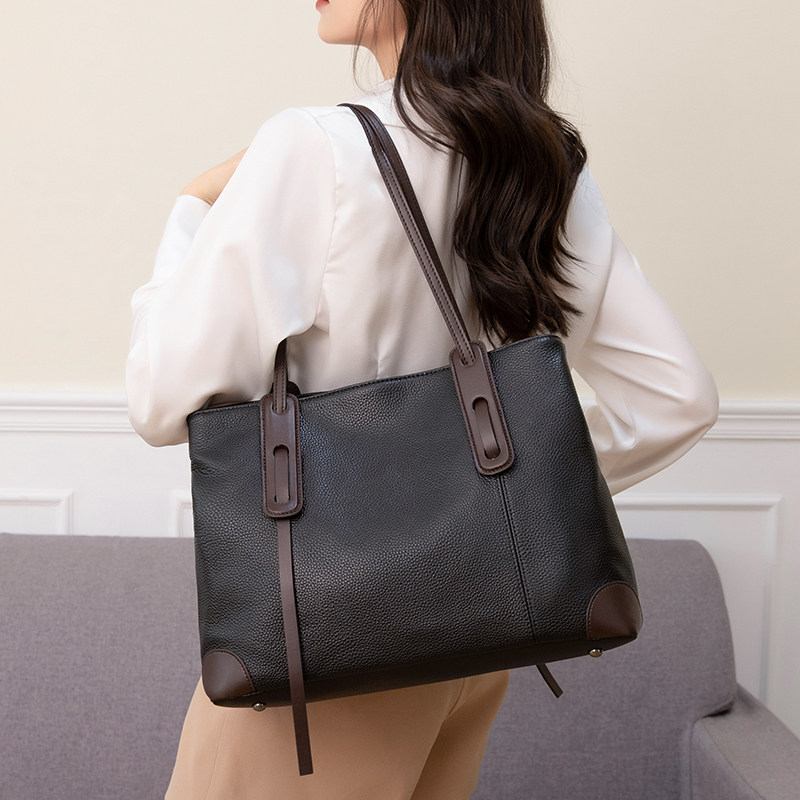 妈妈包托特包包2025新款女包单肩大容量高级感女士真皮大包通勤包,箱包皮具/热销女包/男包,托特包,淘宝优惠券,粉丝福利购,淘宝优惠卷