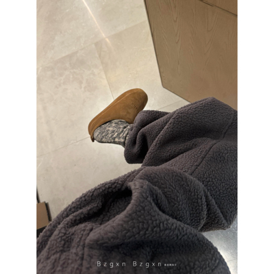 摇粒绒抽绳休闲裤175高个子加长