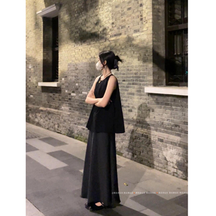 暴走高仙女175高个子加长180缎面a字半身裙女2026春垂感A字鱼尾裙