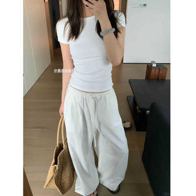 送运费险高个子慵懒加长休闲裤