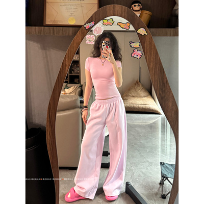 百搭直筒拖地裤175加长高个子180