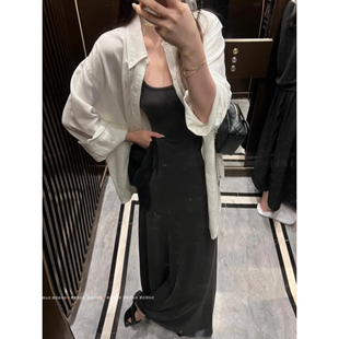 暴走高仙女175高个子加长吊带大摆连衣裙长裙子女2026春季 超长款