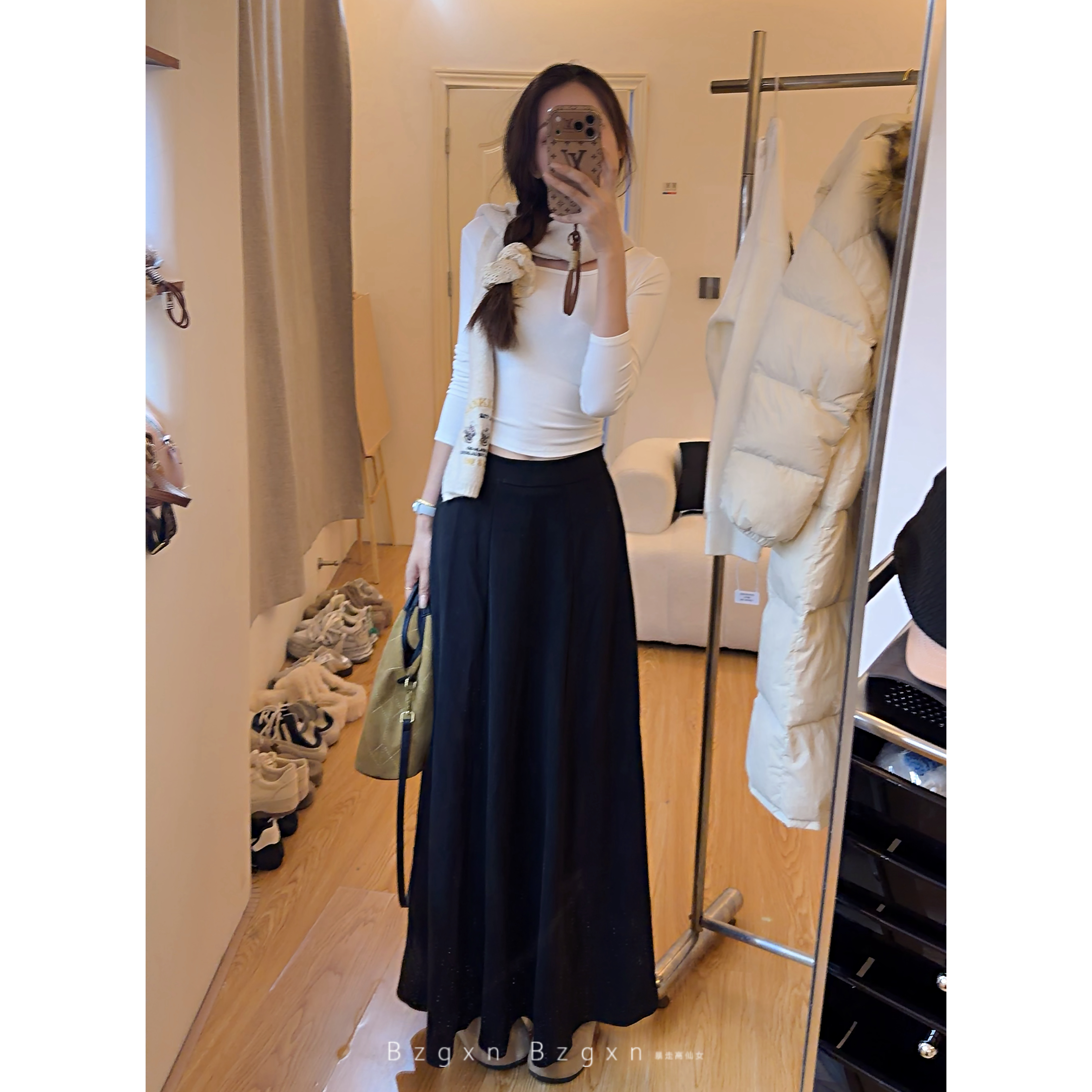 【送运费险】秋冬慵懒毛呢半身裙