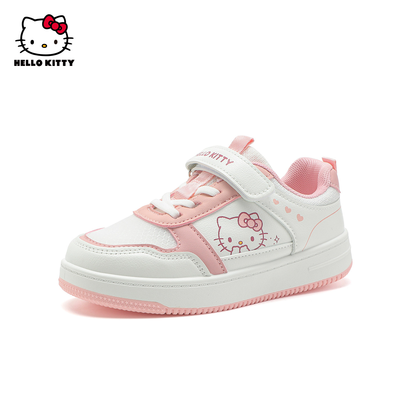 凯蒂猫女童运动鞋美乐蒂儿童板鞋春季新款女孩百搭网面透气休闲鞋