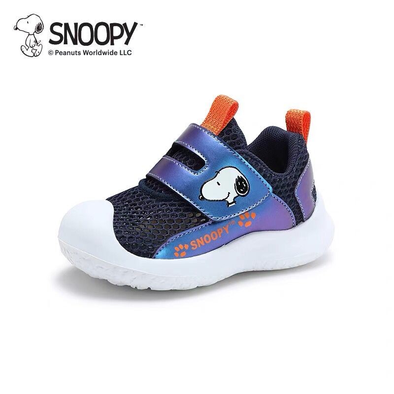 史努比透气儿童男童春夏单网鞋