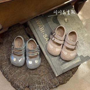 女童公主鞋春秋季新款儿童芭蕾软底鞋宝宝软底学步鞋女孩方口单鞋