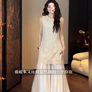 三吉【观夏】新中式连衣裙子女夏出片穿搭超好看国风背心长裙