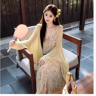 【一梦江南】新中式压绉绣吊带连衣裙