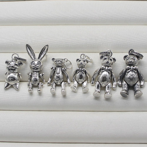 东大门小兔可活动甜美风清新吊坠