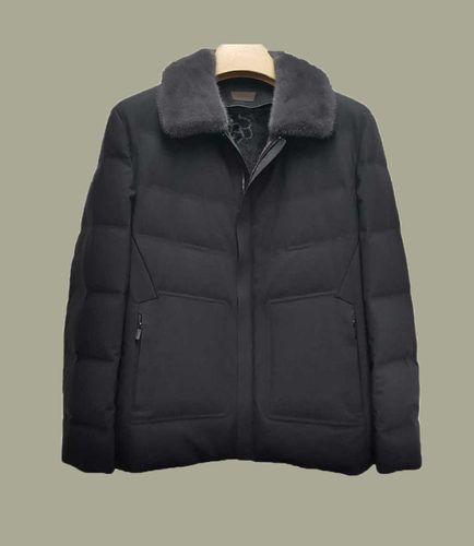 S234027539爱登堡男装2023年冬装新毛皮服休闲棉衣棉服休闲服