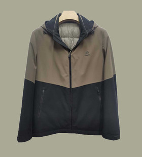 S234026503爱登堡男装冬装2023新款休闲服白鸭绒羽绒服尼克服