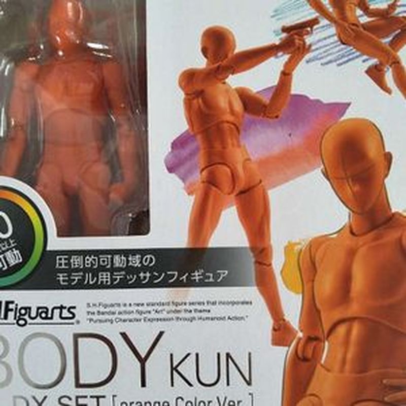 SHF素体人偶全身关节可动figma手办模型美术绘画素描男女参考工具