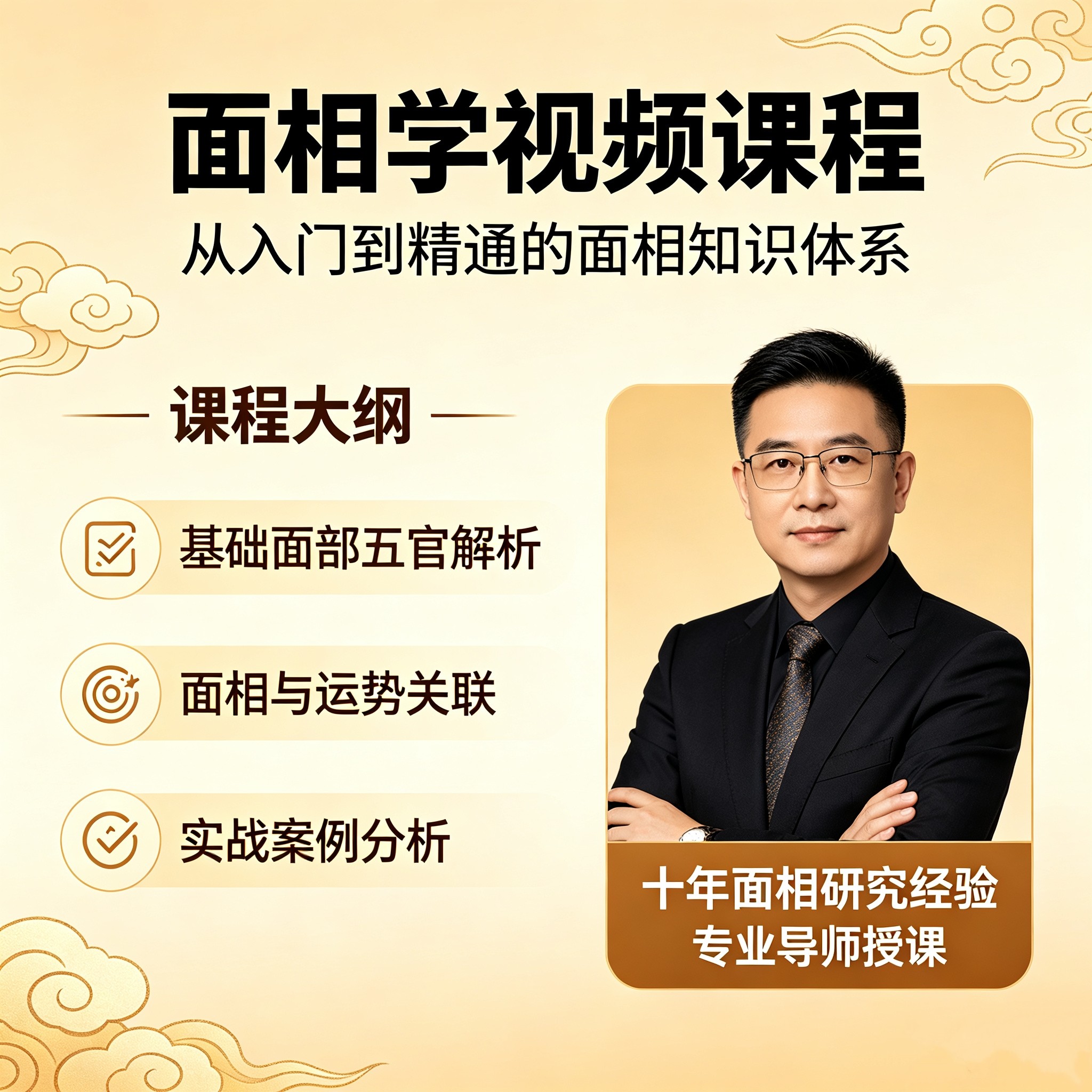 面 相学全套课程视频麻衣观相识人术实战视频优精品国学课程全集