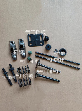 安奇迪 派尼尔 汉邦4冲8匹水冷船外机配件 气门弹簧锁片油封摇臂