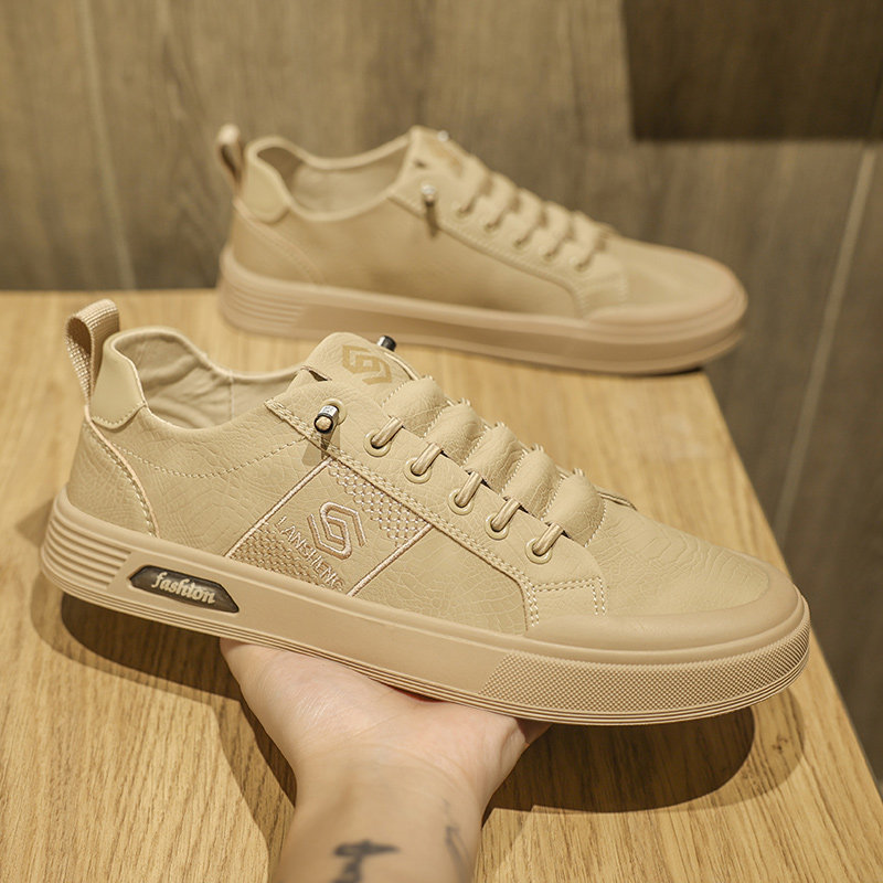 莆田男鞋春季2026新款欧洲站休闲鞋高级感男士一脚蹬百搭板鞋男款