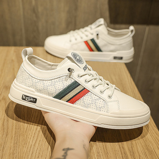 莆田男鞋2026春季新款透气低帮休闲运动鞋欧洲站小白鞋男款平板鞋