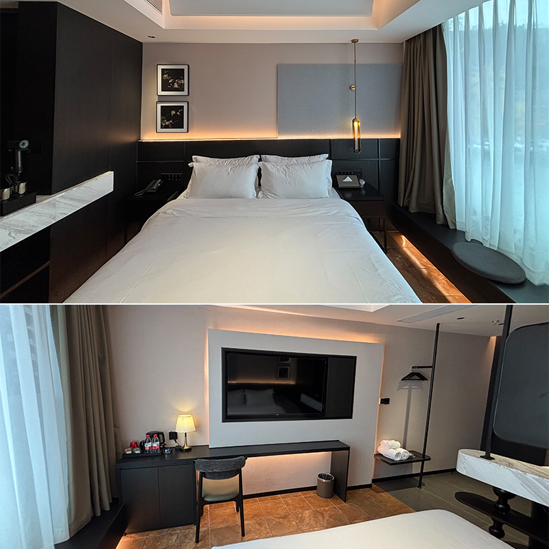 定制酒店家具标间全套客房快捷客房旅宾馆软包专用床头单双人民宿