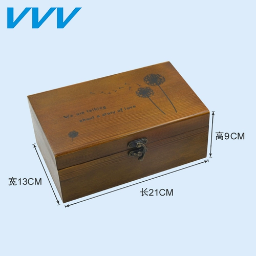 Коробка для линии игольки, игольчатая мешка дома ретро швейная швейная линия, ящик для хранения скрещенной стежок