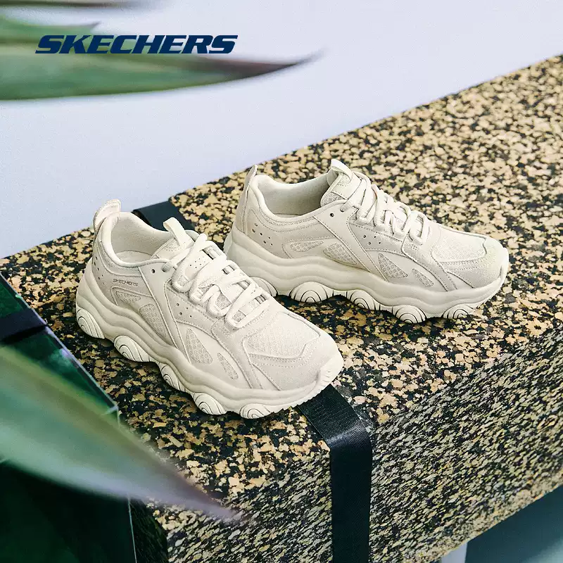 Skechers斯凯奇2024新款男女熊猫鞋复古啵啵熊老爹鞋运动鞋149891