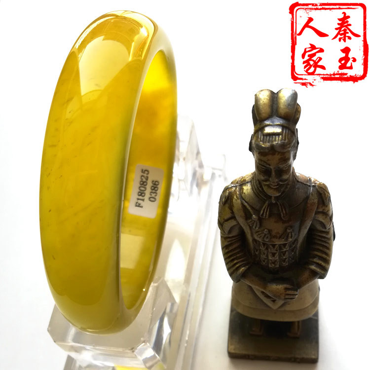 天然玛瑙手镯冰种玉髓玉镯子姜花黄金玉手环女款带证书送妈妈礼物