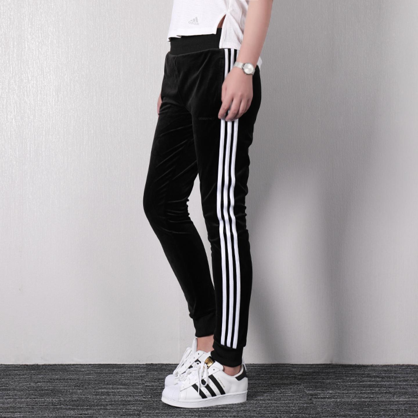 阿迪达斯小脚休闲长裤