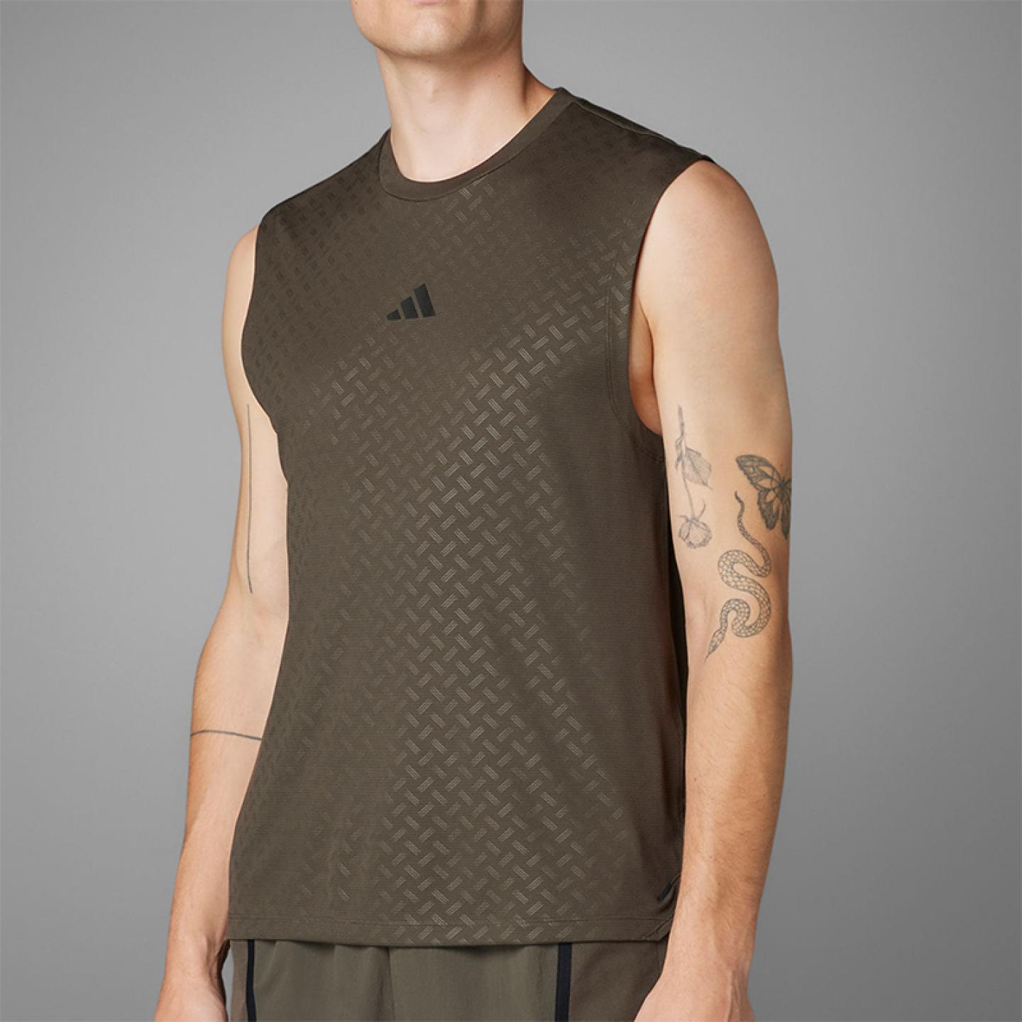 阿迪达斯男子运动训练休闲背心