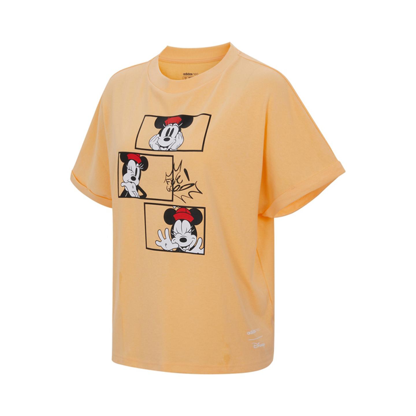 阿迪达斯休闲运动透气宽松短袖