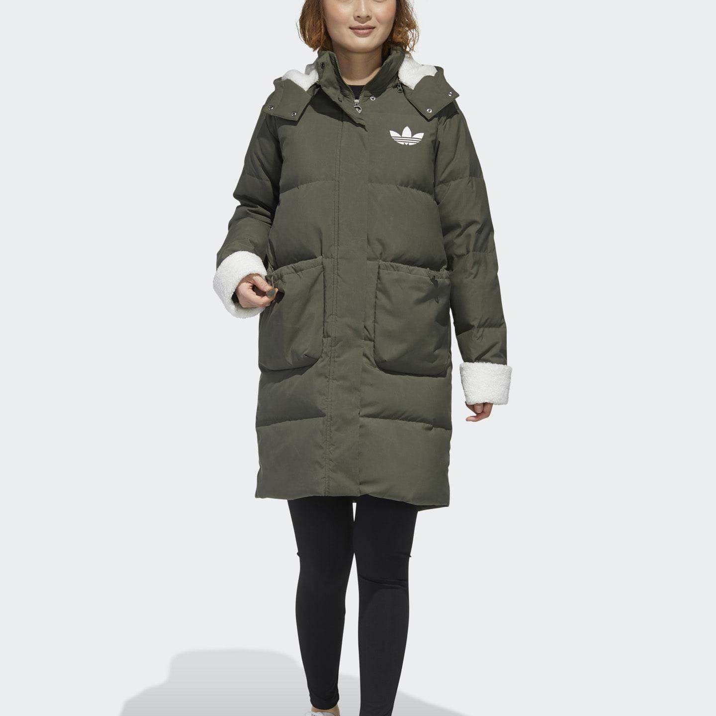 阿迪达斯羽绒服女上衣2022秋